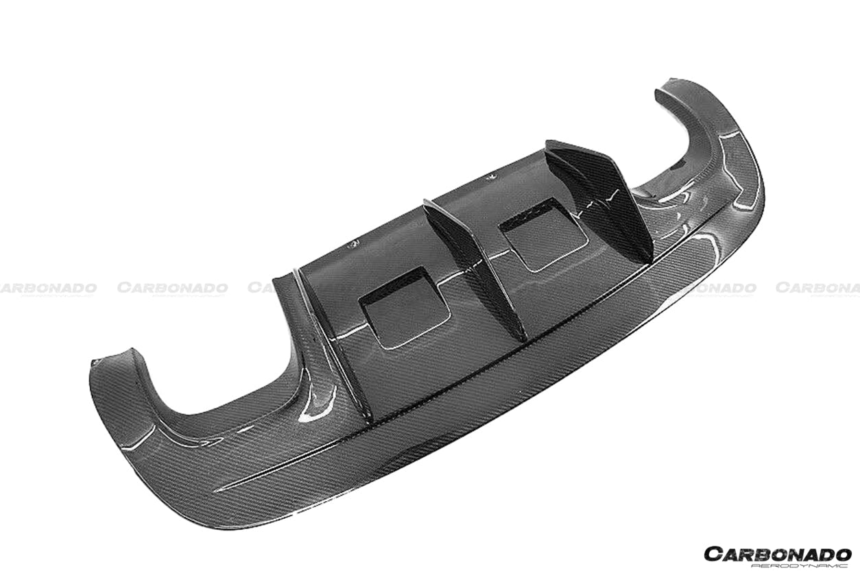 2009-2014 BMW E71 X6M AK Style Carbon Fiber Rear Diffuser