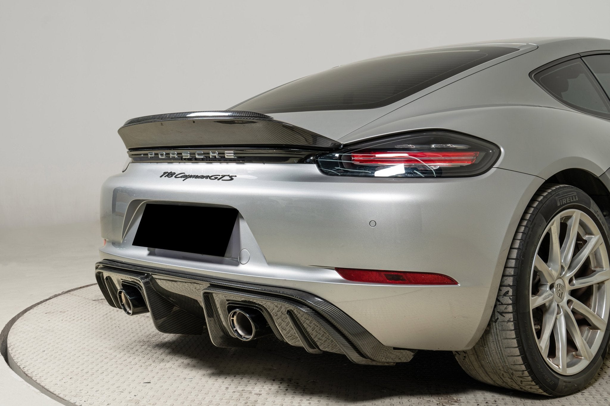 2017-2023 Porsche 718 Cayman Boxster Spyder RS Style Dry Carbon Fiber Spoiler - Carbonado