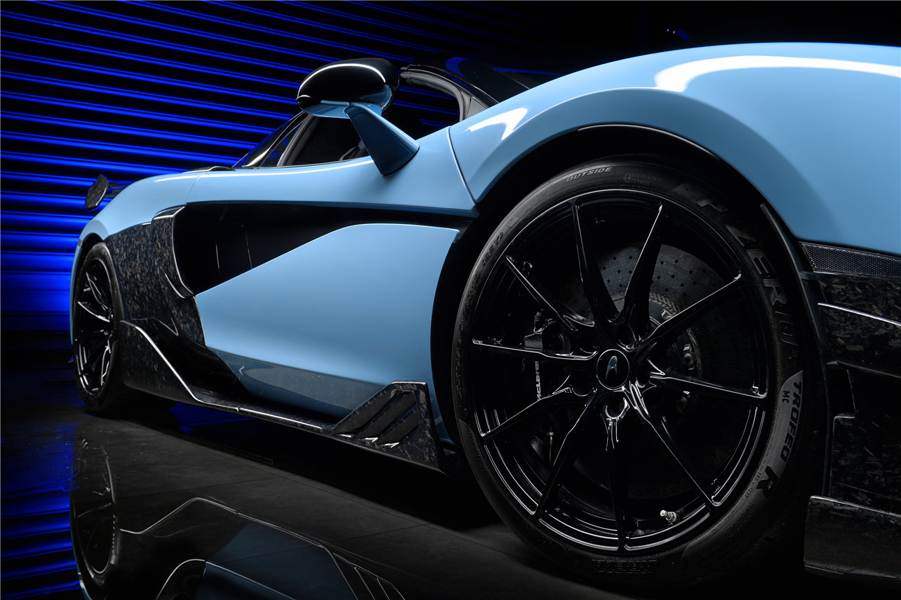 2015 - 2021 McLaren 600lt 540C 570S BKSS Style Cabon Fiber Side Skirts Under Board