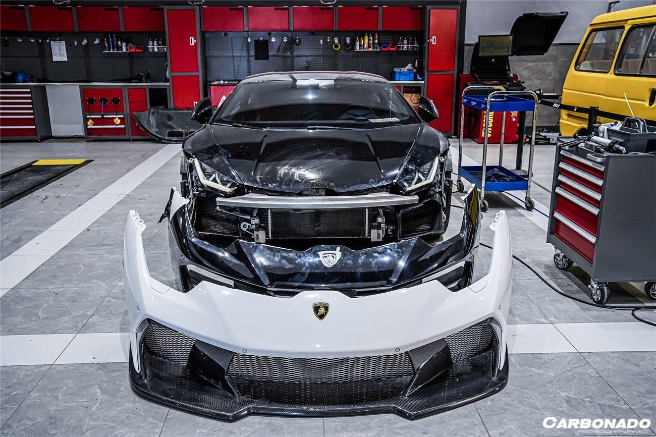 2015 - 2025 Lamborghini Huracan LP610 & LP580 & EVO & Tecnica VRS Style Front Bumper