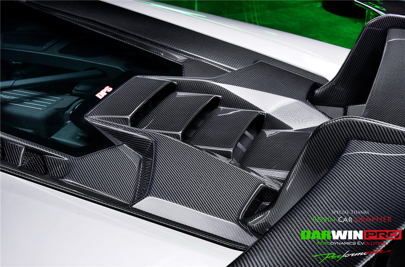 2015 - 2019 Lamborghini Huracan LP610 & LP580 Performante Style Partial Carbon Fiber Aero - Full Kit