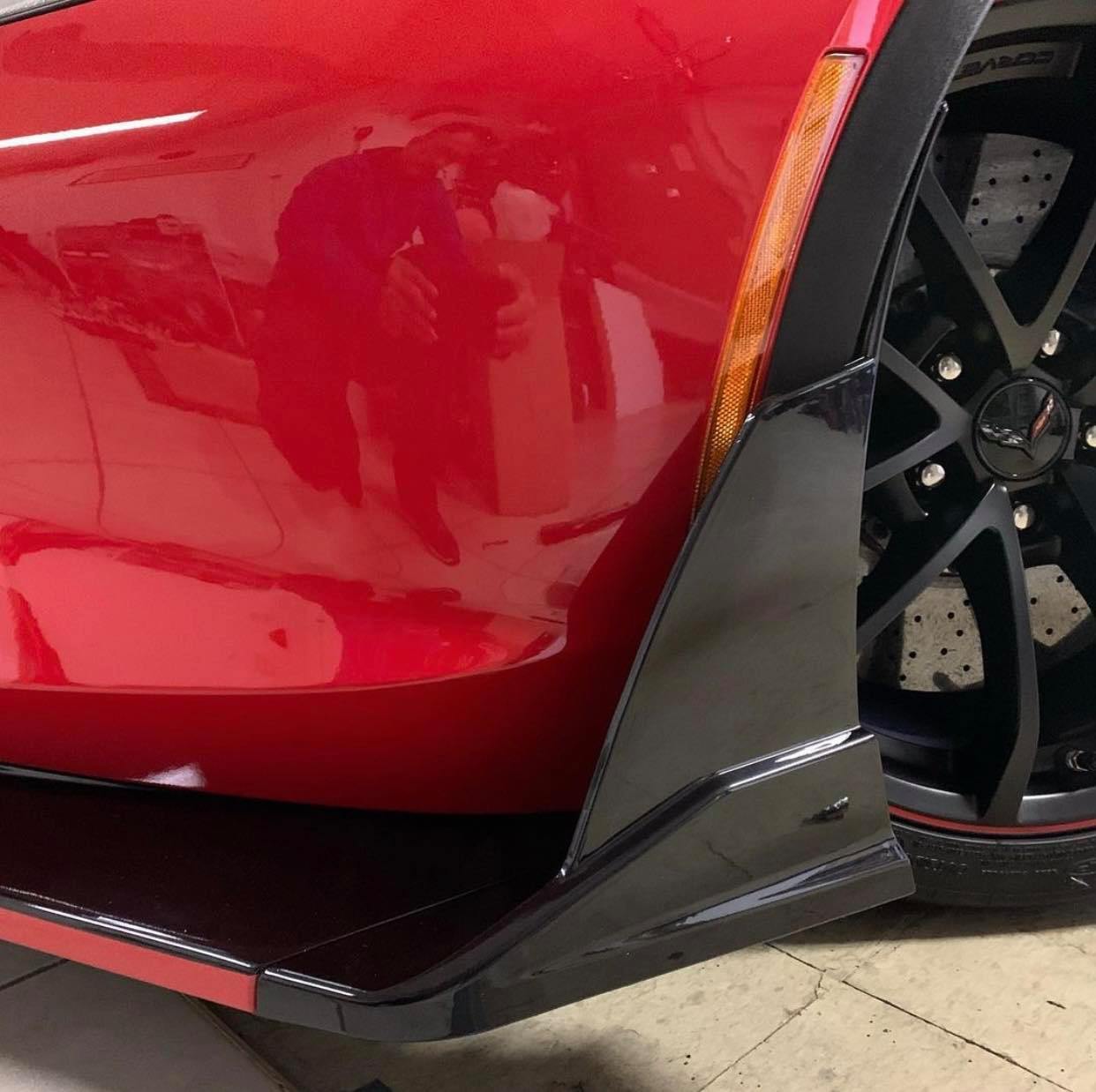Corvette C7 Stage 3.5 ZR1 Conversion Front Side Winglets – Bayoptiks
