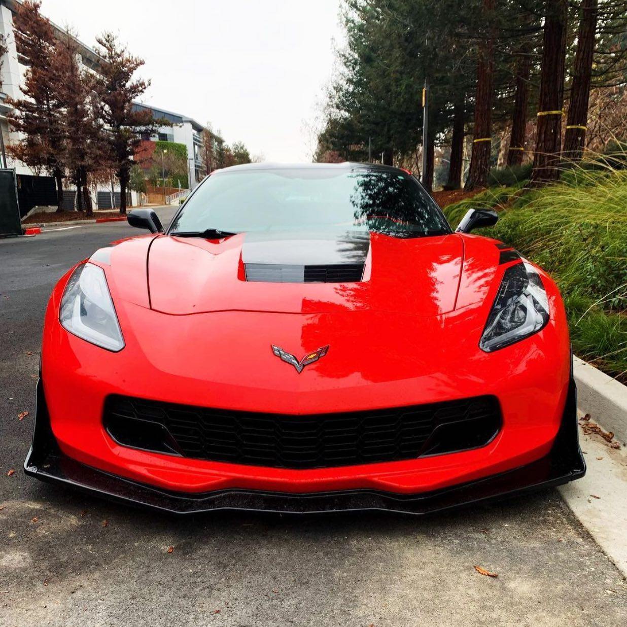 EOS Corvette C7 Stage 3.5 ZR1 Extended Front Splitter Lip Spoiler