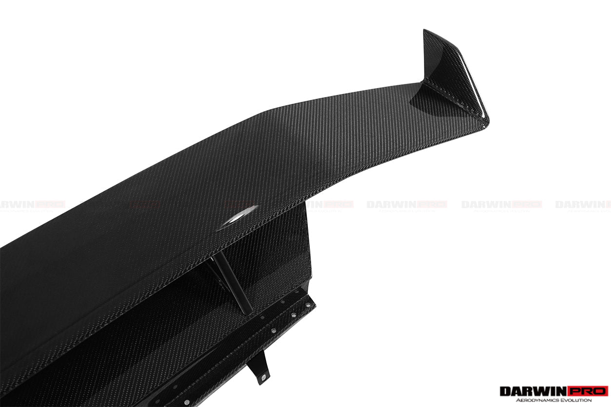2015 - 2025 Lamborghini Huracan LP610 & LP580 & EVO & Tecnica AO Style Carbon Fiber Trunk Spoiler Wing