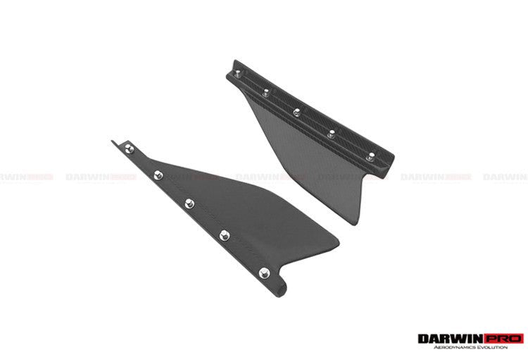 2013 - 2015 Ferrari 458 Speciale Carbon Fiber Side Skirt Canards