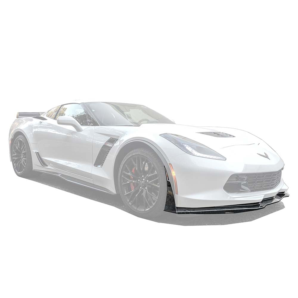 Chevrolet Corvette C7 Stage 3 Carbon Flash Splitter Lip (2014–2019)