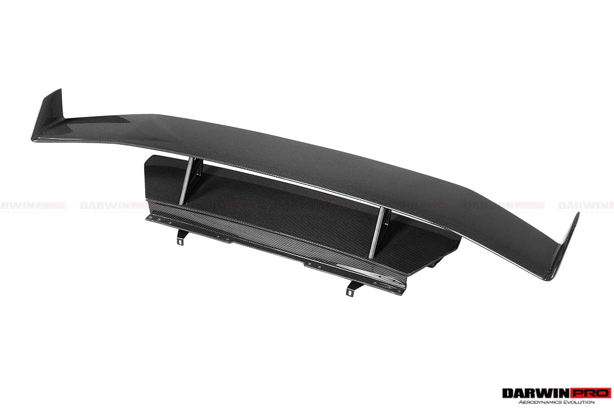 2015 - 2025 Lamborghini Huracan LP610 & LP580 & EVO & Tecnica AO Style Carbon Fiber Trunk Spoiler Wing