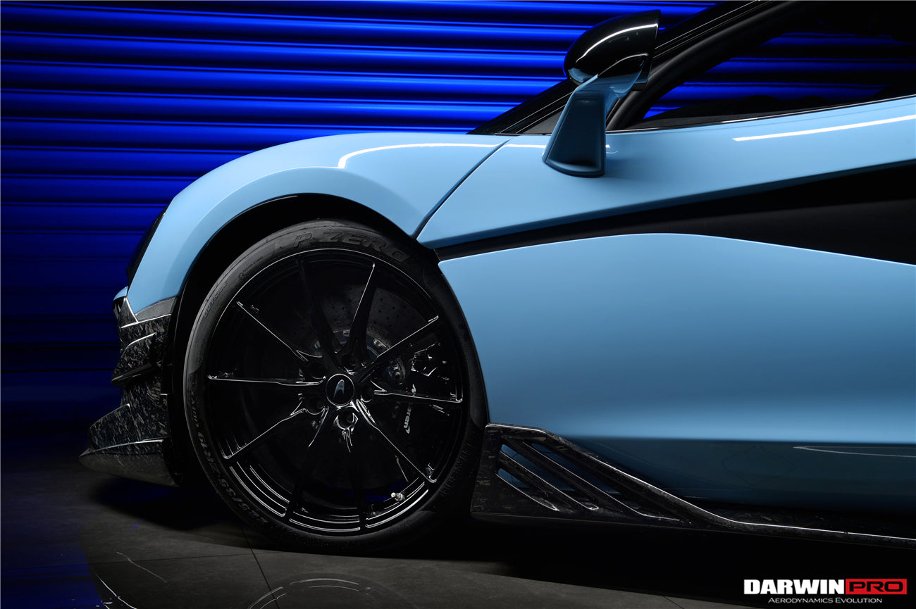 2015 - 2021 McLaren 600lt 540C 570S BKSS Style Cabon Fiber Side Skirts Under Board