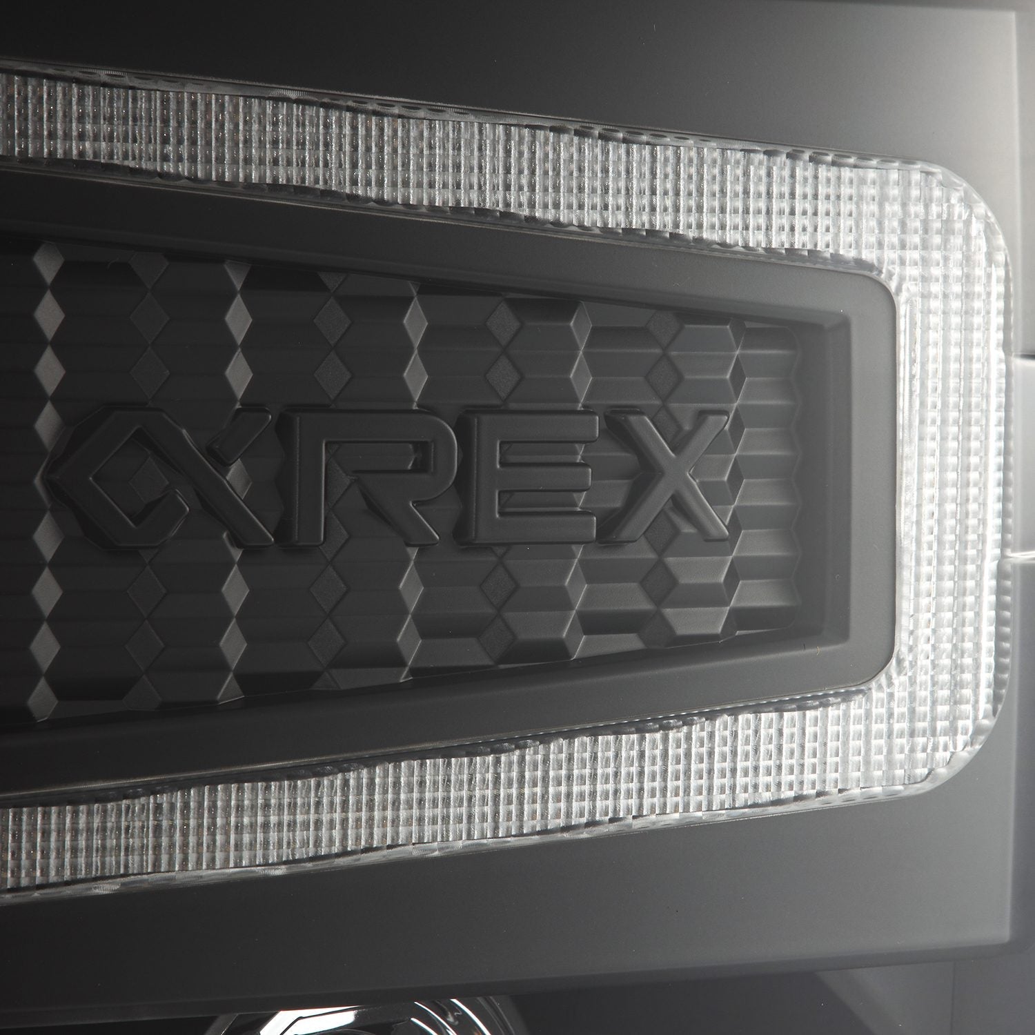 14-15 Chevrolet Silverado LUXX-Series LED Projector Headlights Black | AlphaRex