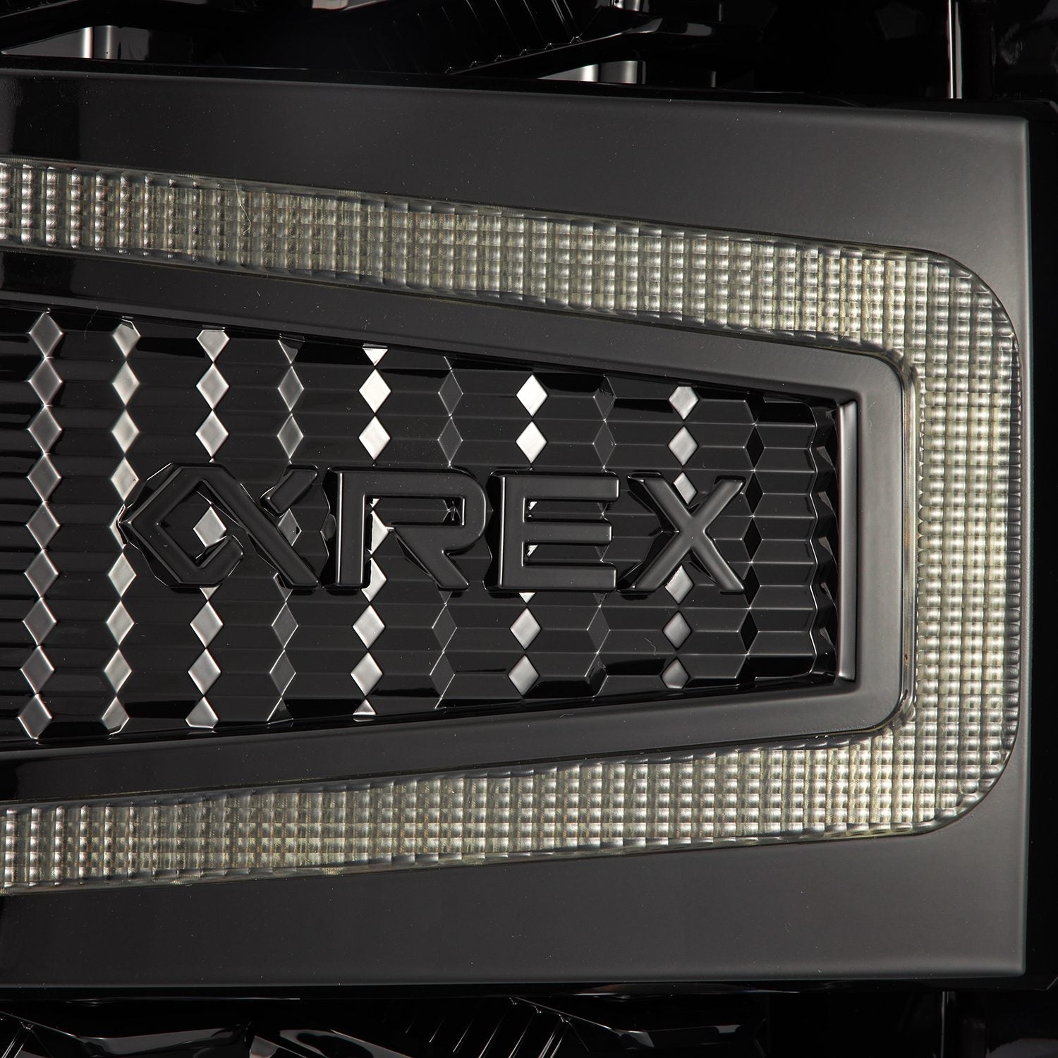 14-15 Chevrolet Silverado NOVA-Series LED Projector Headlights Alpha-Black | AlphaRex