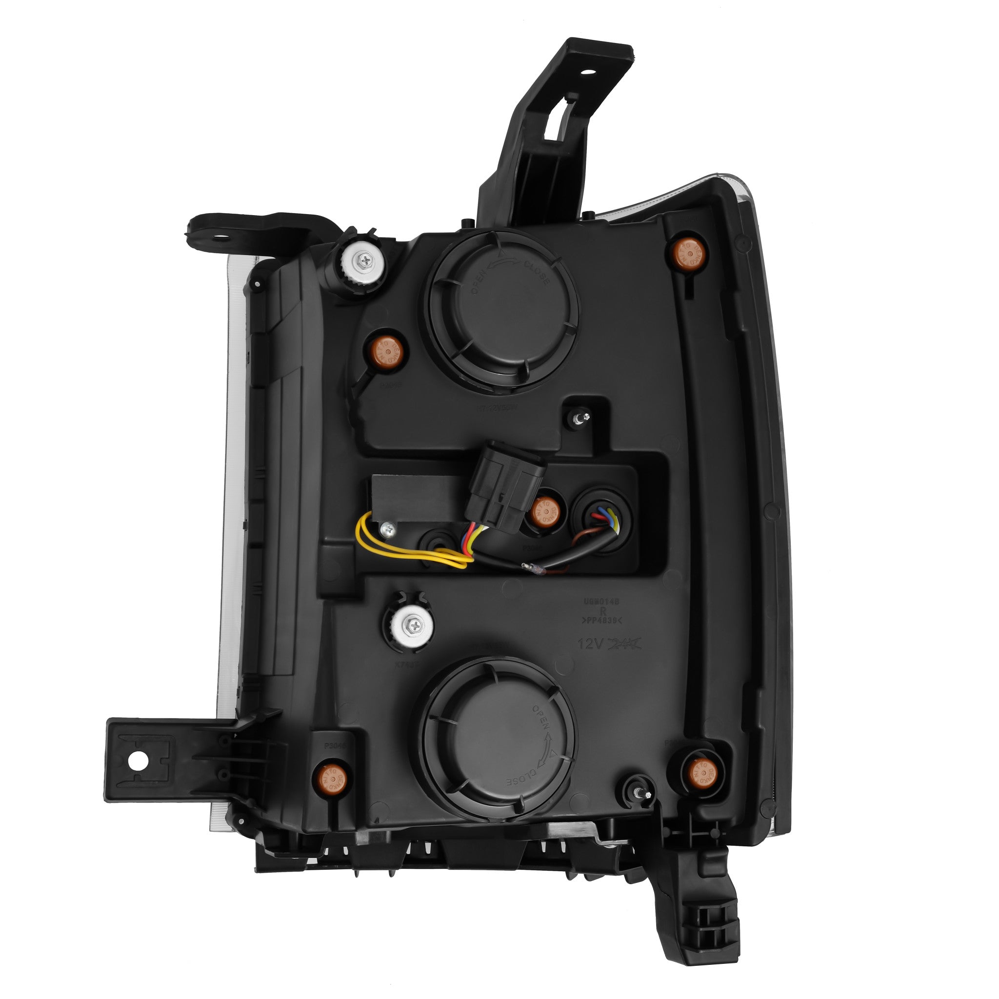 14-15 Chevrolet Silverado NOVA-Series LED Projector Headlights Black | AlphaRex
