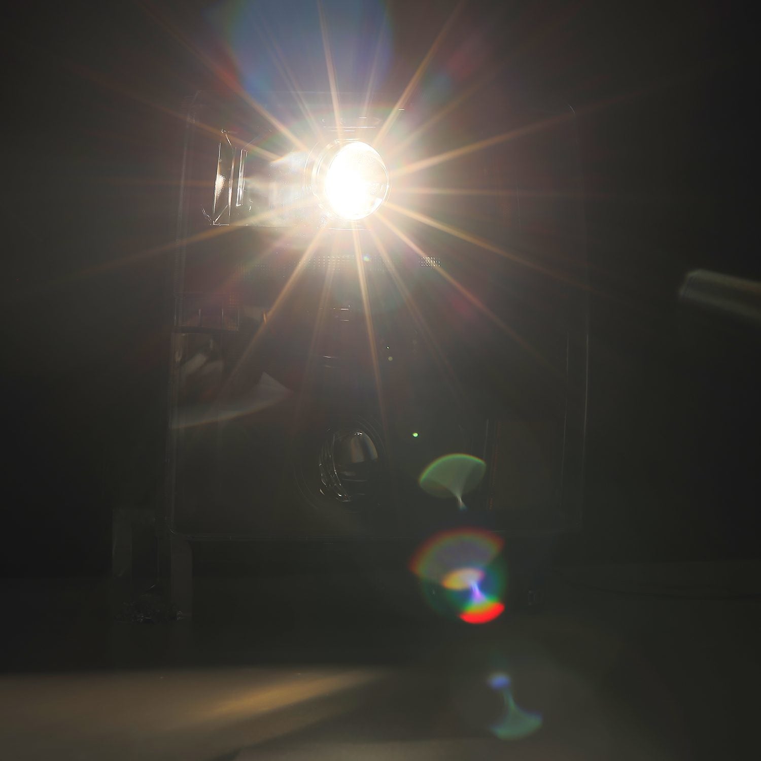 14-15 Chevrolet Silverado PRO-Series Halogen Projector Headlights Alpha-Black | AlphaRex