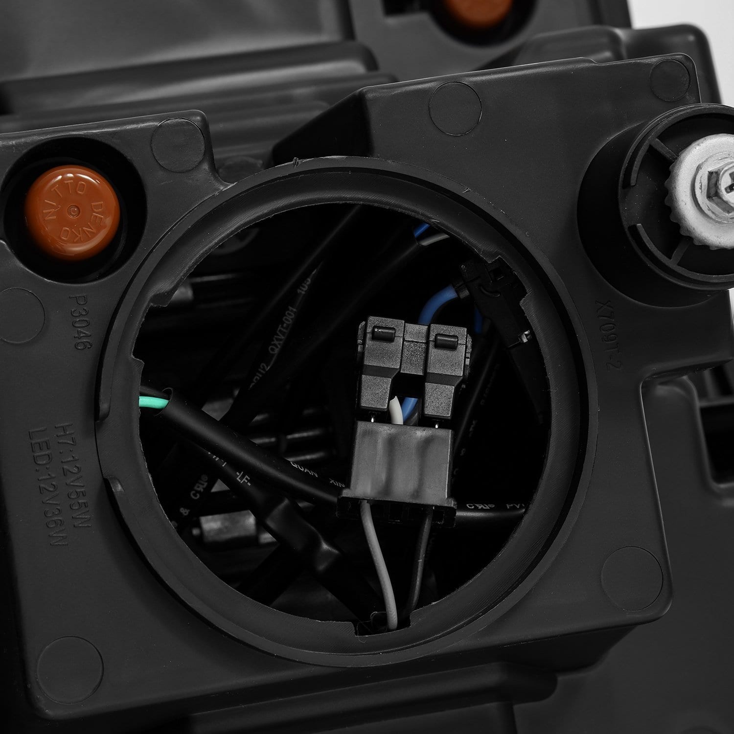 14-18 GMC Sierra NOVA-Series LED Projector Headlights Alpha-Black | AlphaRex