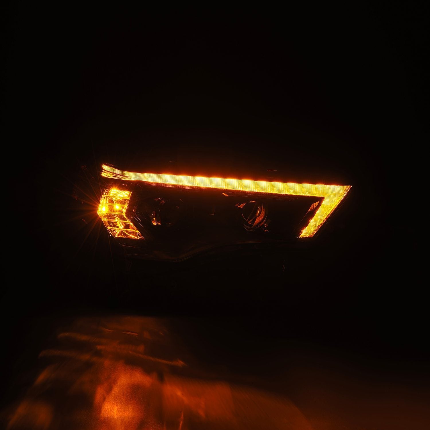 14-24 Toyota 4Runner MK II LUXX-Series LED Projector Headlights Alpha-Black | AlphaRex