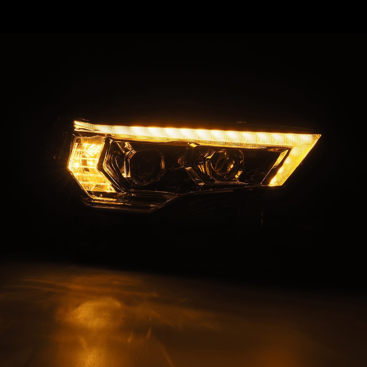 14-24 Toyota 4Runner MK II LUXX-Series LED Projector Headlights Chrome | AlphaRex