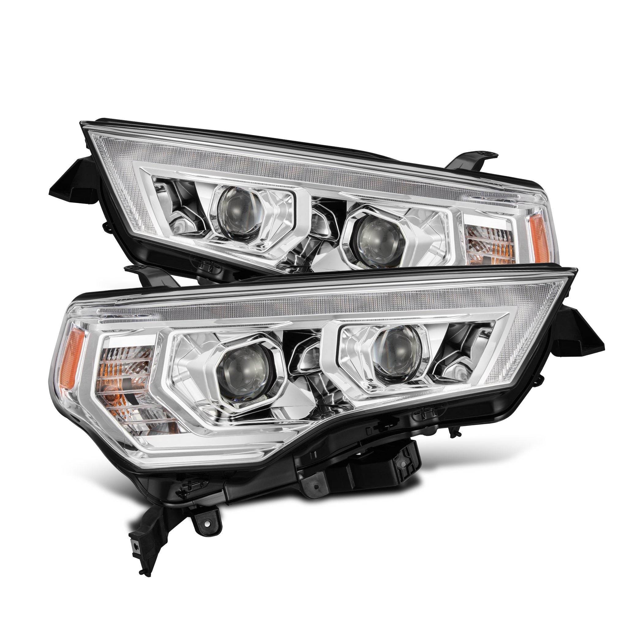 14-24 Toyota 4Runner MK II LUXX-Series LED Projector Headlights Chrome | AlphaRex