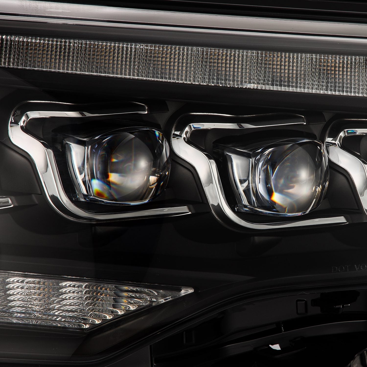14-24 Toyota 4Runner MK II NOVA-Series LED Projector Headlights Black | AlphaRex
