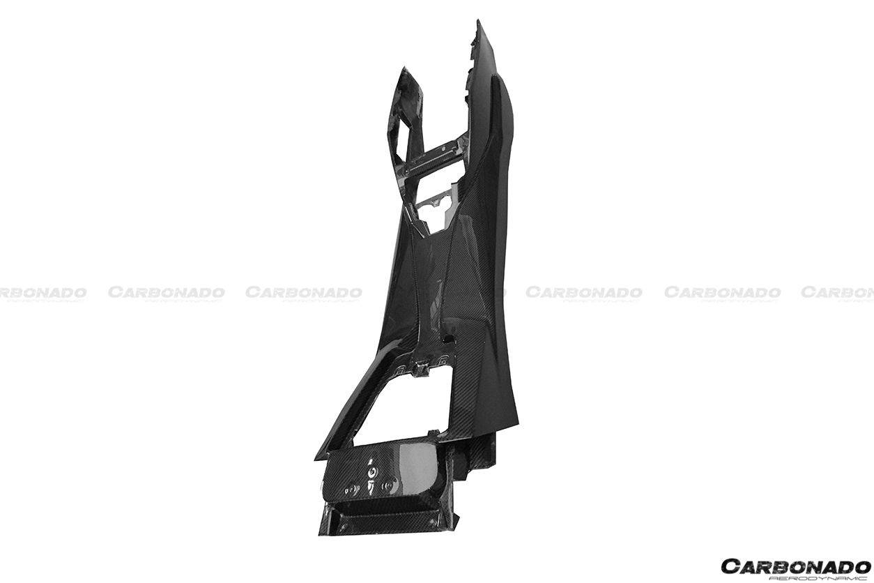 2011-2016 Lamborghini Aventador LP700 Coupe OEM Style Carbon Fiber Center Control Surround Panel - Carbonado