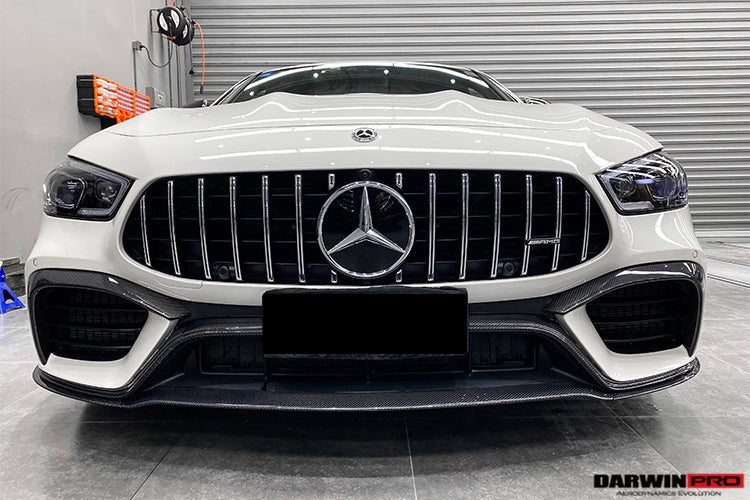 2019 - 2025 Mercedes Benz AMG GT63 S 4Door Coupe X290 Carbon Fiber Middle Front Lip