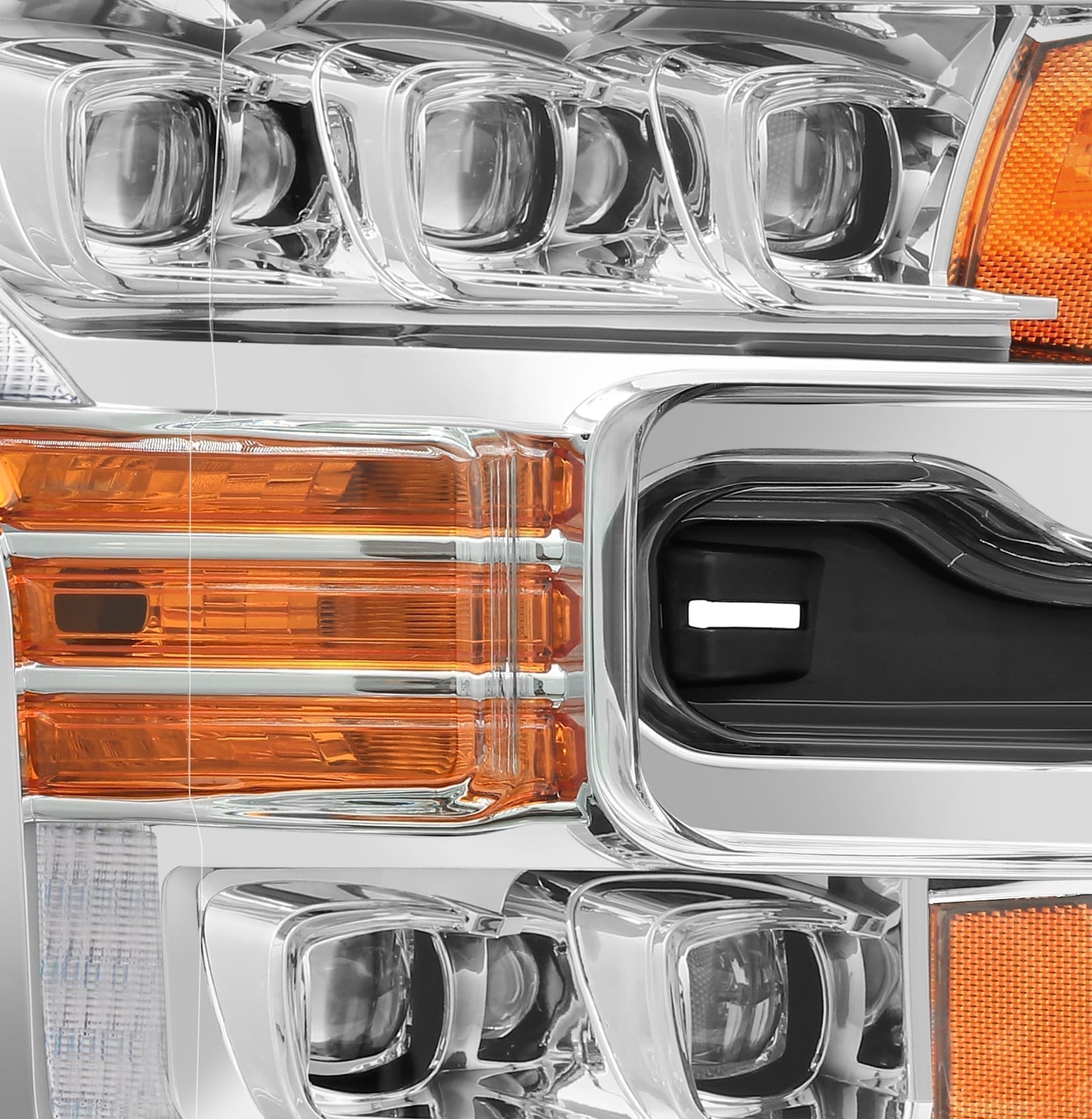 15-17 Ford F150 / 17-20 F150 Raptor NOVA-Series LED Projector Headlights Chrome | AlphaRex