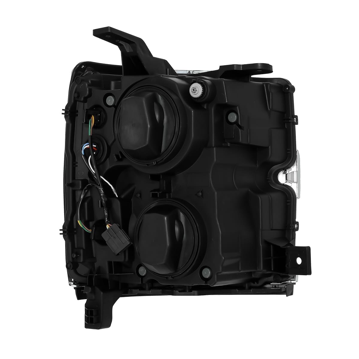 15-19 Chevrolet Silverado 2500HD/3500HD MKII NOVA-Series LED Projector Headlights Jet Black | AlphaRex