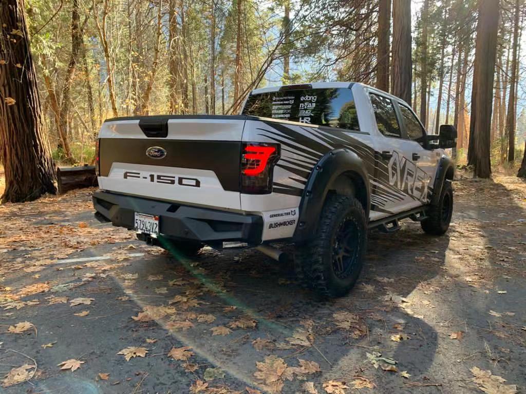 15-20 Ford F150 PRO-Series LED Tail Lights Red Smoke | AlphaRex