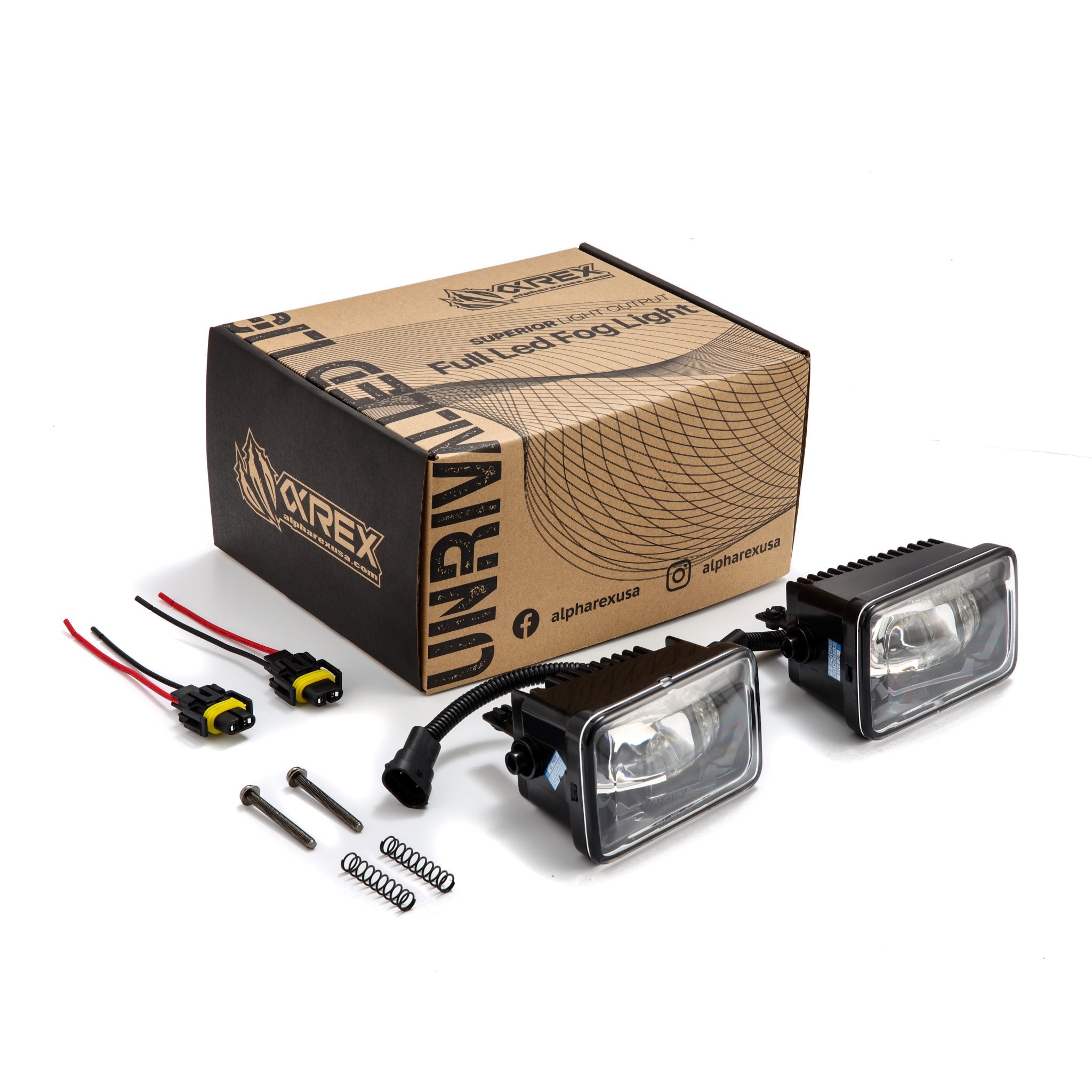 15-20 Ford F150/17-22 Super Duty DoubleTap Dual Color LED Projector Fog Lights | AlphaRex