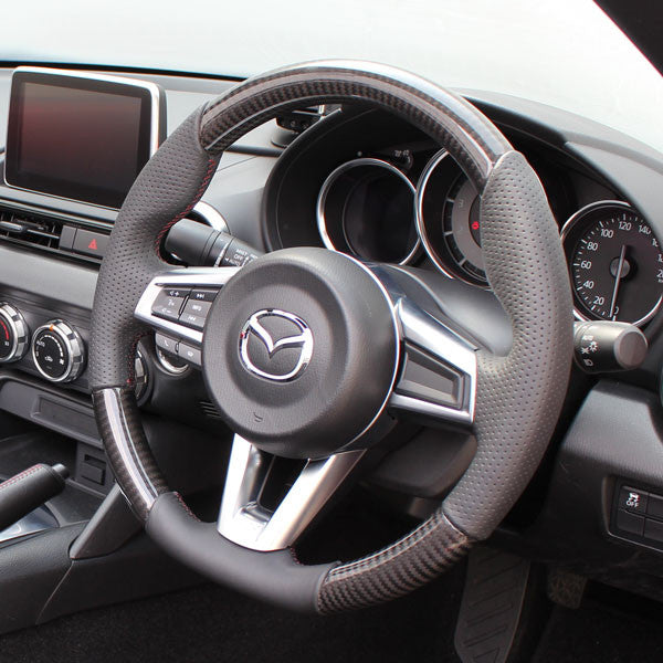 Mazda MX-5 Miata ND Custom Carbon Fiber Steering Wheel 2016-2025