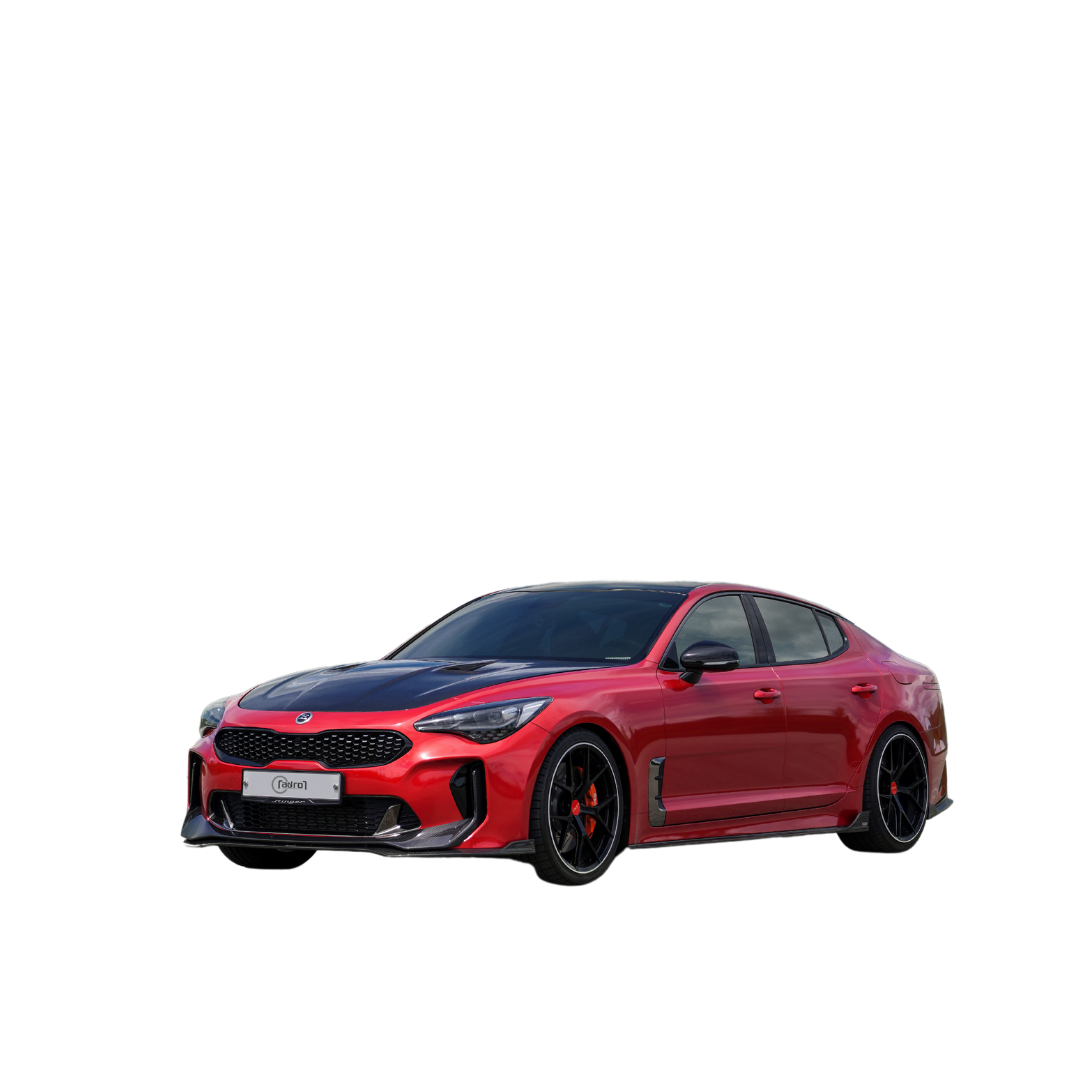 Adro Kia Stinger Carbon Fiber Front Lip V2