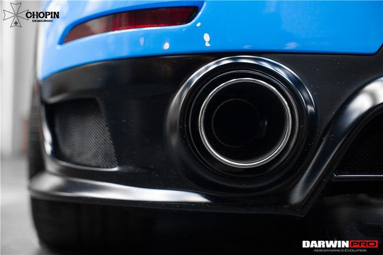 2013 - 2019 Porsche 911 991 Turbo/S GT2RS Style Partial Carbon Fiber Rear Bumper