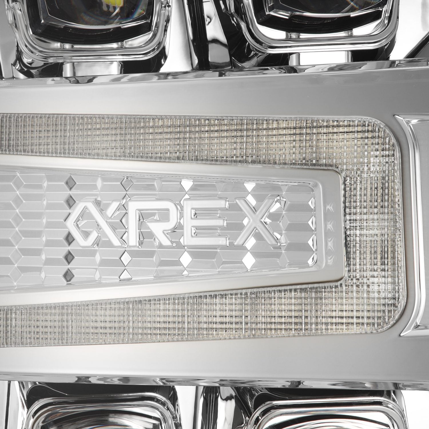 16-18 Chevrolet Silverado 1500 NOVA-Series LED Projector Headlights Chrome | AlphaRex