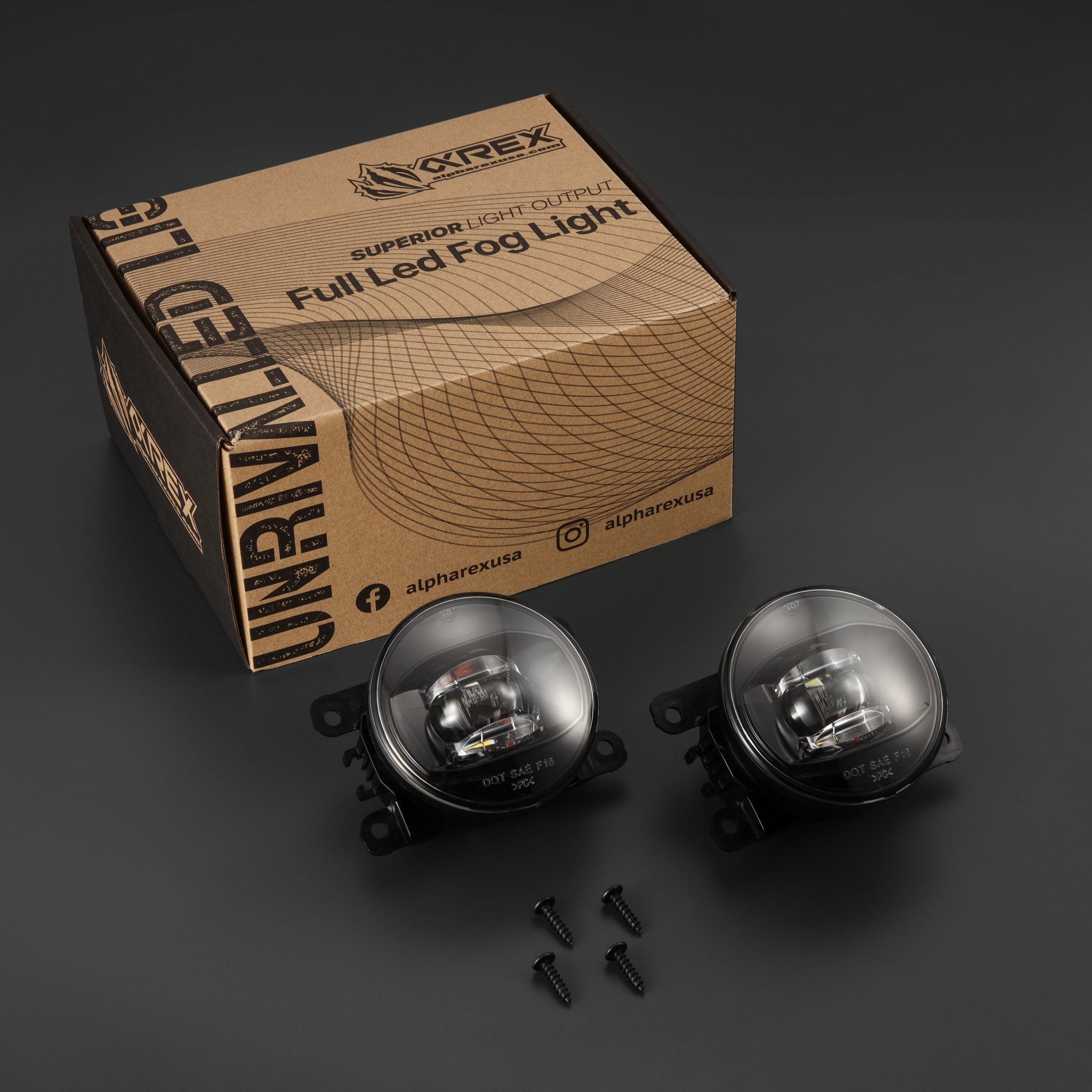 16-21 Honda Civic (Does not fit Type-R) DoubleTap Dual Color LED Projector Fog Lights | AlphaRex