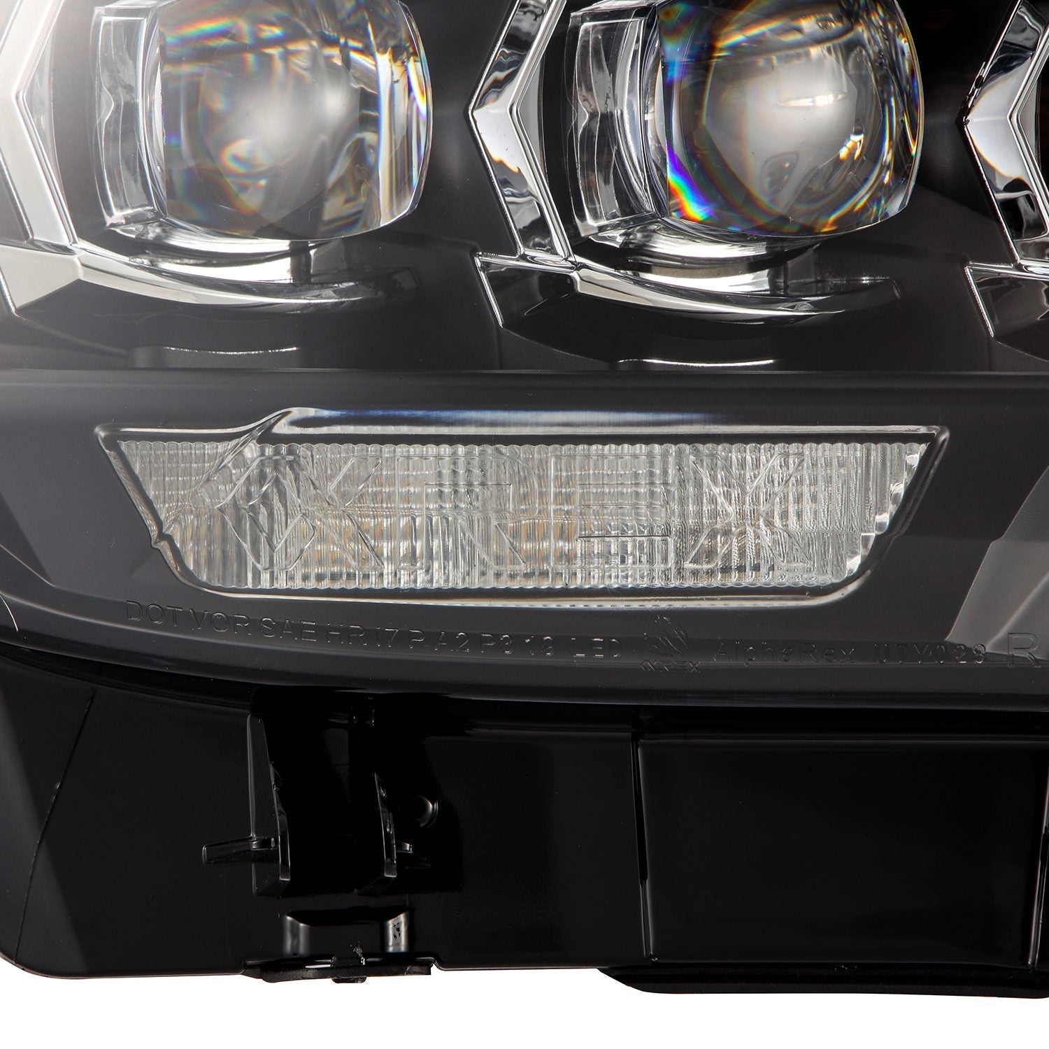 16-23 Toyota Tacoma MK II NOVA-Series LED Projector Headlights Black | AlphaRex
