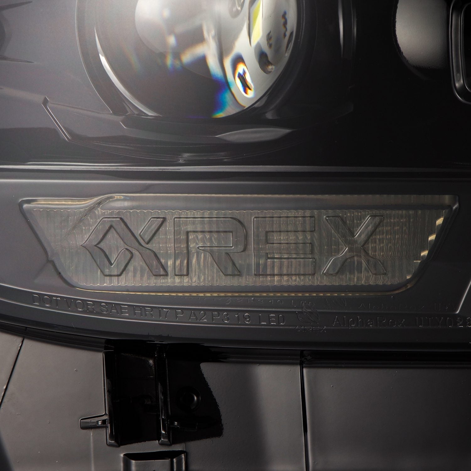 16-23 Toyota Tacoma MK II PRO-Series Halogen Projector Headlights Alpha-Black | AlphaRex