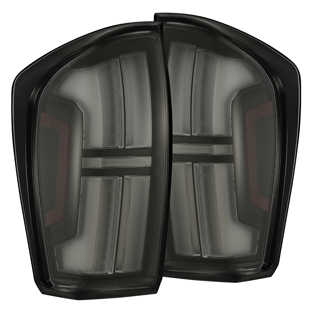 16-23 Toyota Tacoma NOVA-Series Prismatic LED Tail Lights Alpha-Black | AlphaRex