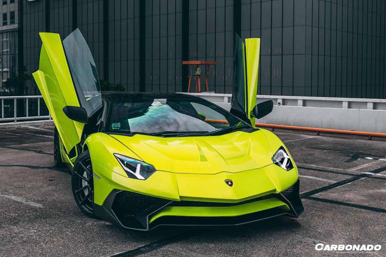2011-2021 Lamborghini Aventador LP700 LP740 Coupe & Roadster Carbon Fiber Hood - Carbonado