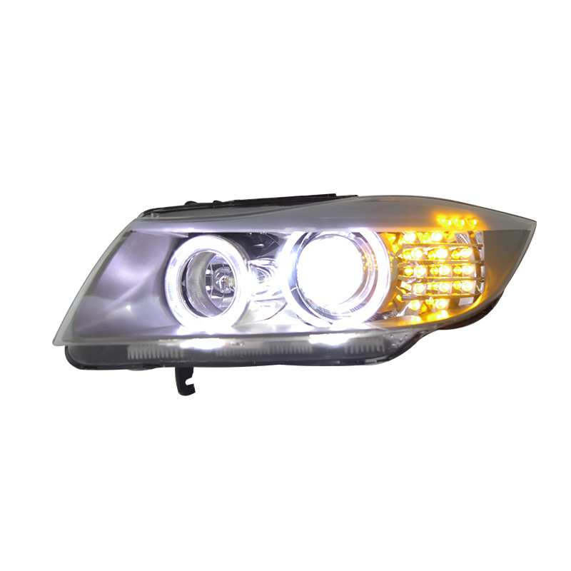 E90 3 Series OEM Style Round Ring Headlights (2005 - 2012)