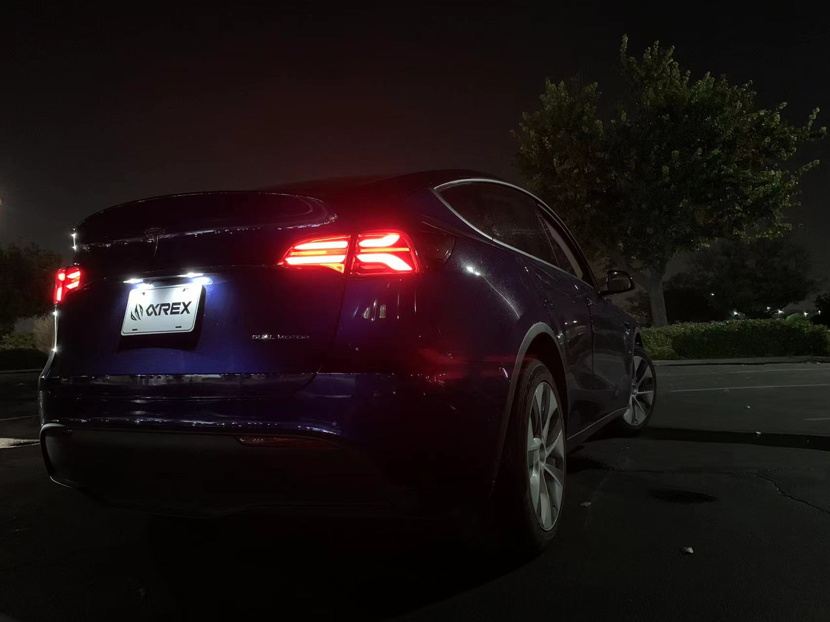 17-23 Tesla Model 3 / 20-24 Model Y (Without Stock Amber Turn Signal) PRO-Series LED Tail Lights Red Smoke | AlphaRex