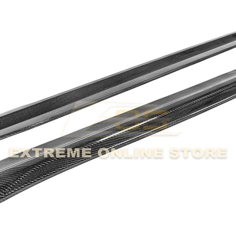 2016-19 Cadillac ATS-V Carbon Fiber Side Skirts Rocker Panels - Extreme Online Store