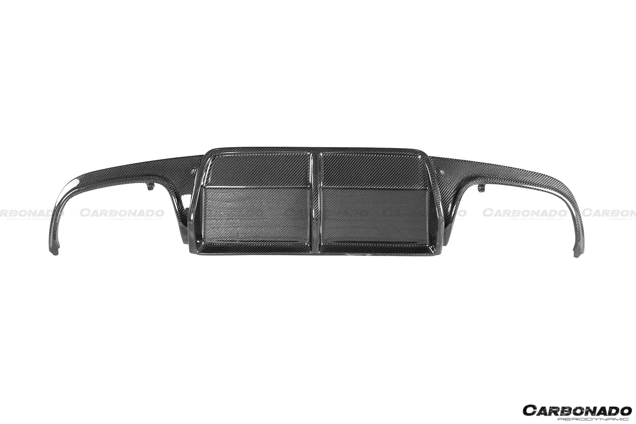 2008 - 2011 Mercedes Benz W204 C63 AMG AK Style Carbon Fiber Rear Lip