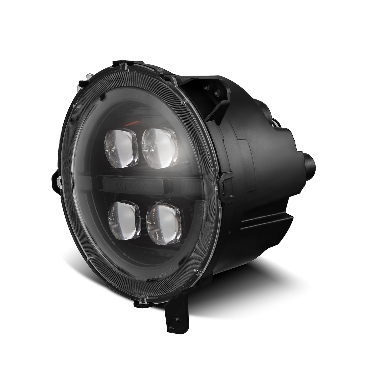 18-25 Jeep Wrangler JL/Gladiator JT NOVA-Series LED Projector Headlights Alpha-black | AlphaRex