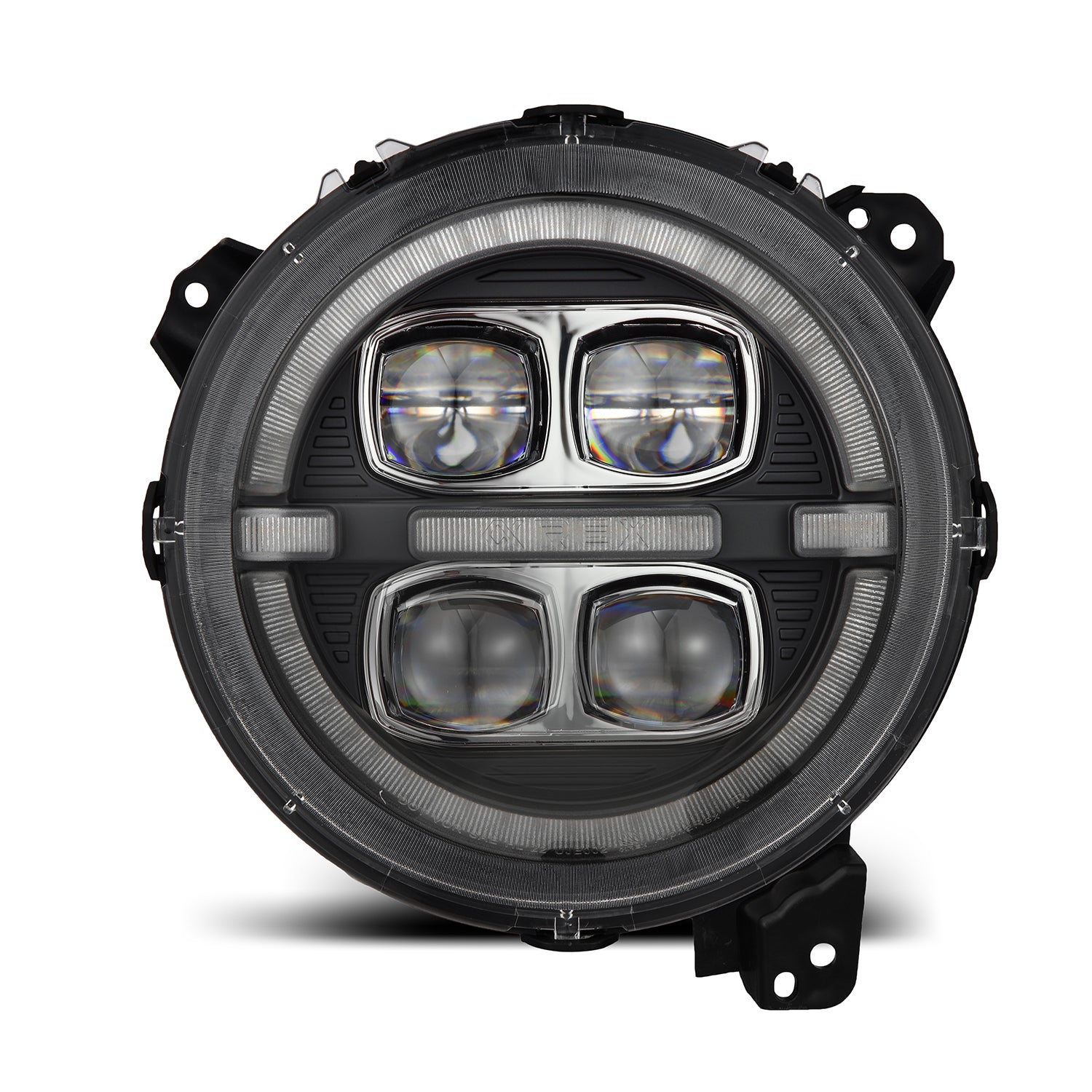 18-25 Jeep Wrangler JL/Gladiator JT NOVA-Series LED Projector Headlights Black | AlphaRex