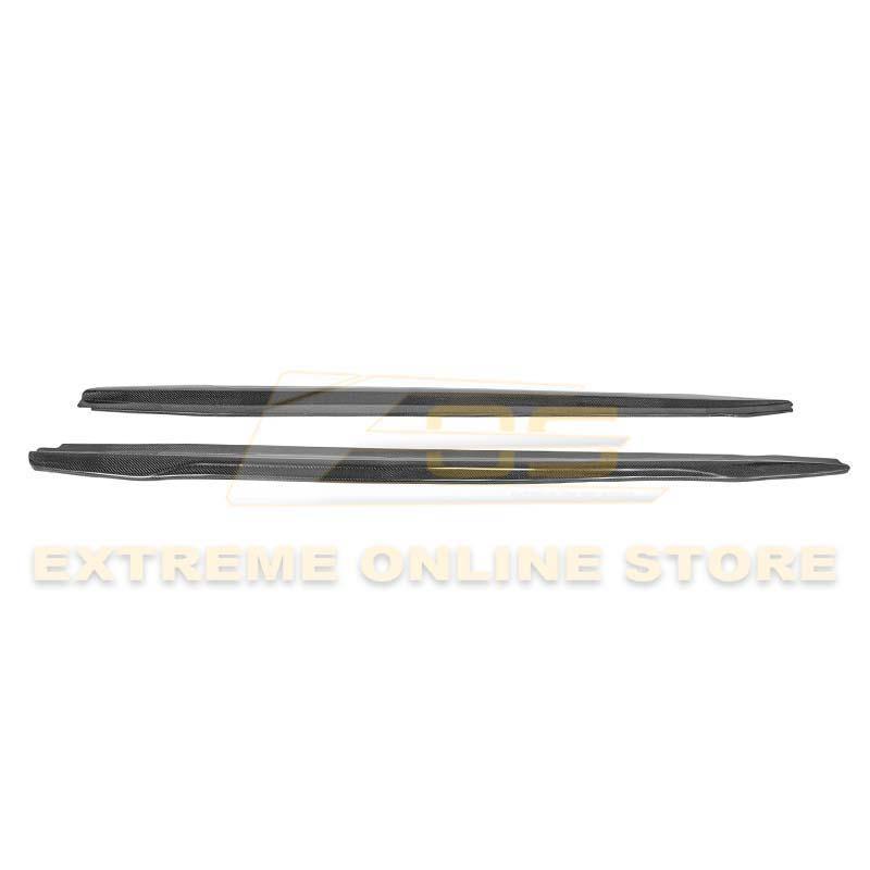 2016-19 Cadillac ATS-V Carbon Fiber Side Skirts Rocker Panels - Extreme Online Store