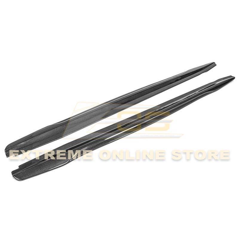 2016-19 Cadillac ATS-V Carbon Fiber Side Skirts Rocker Panels - Extreme Online Store