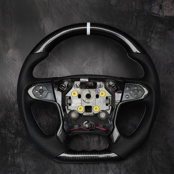 Chevrolet Silverado, Suburban | GMT K2XX, T1XX Custom Carbon Fiber Steering Wheel 2014-Up