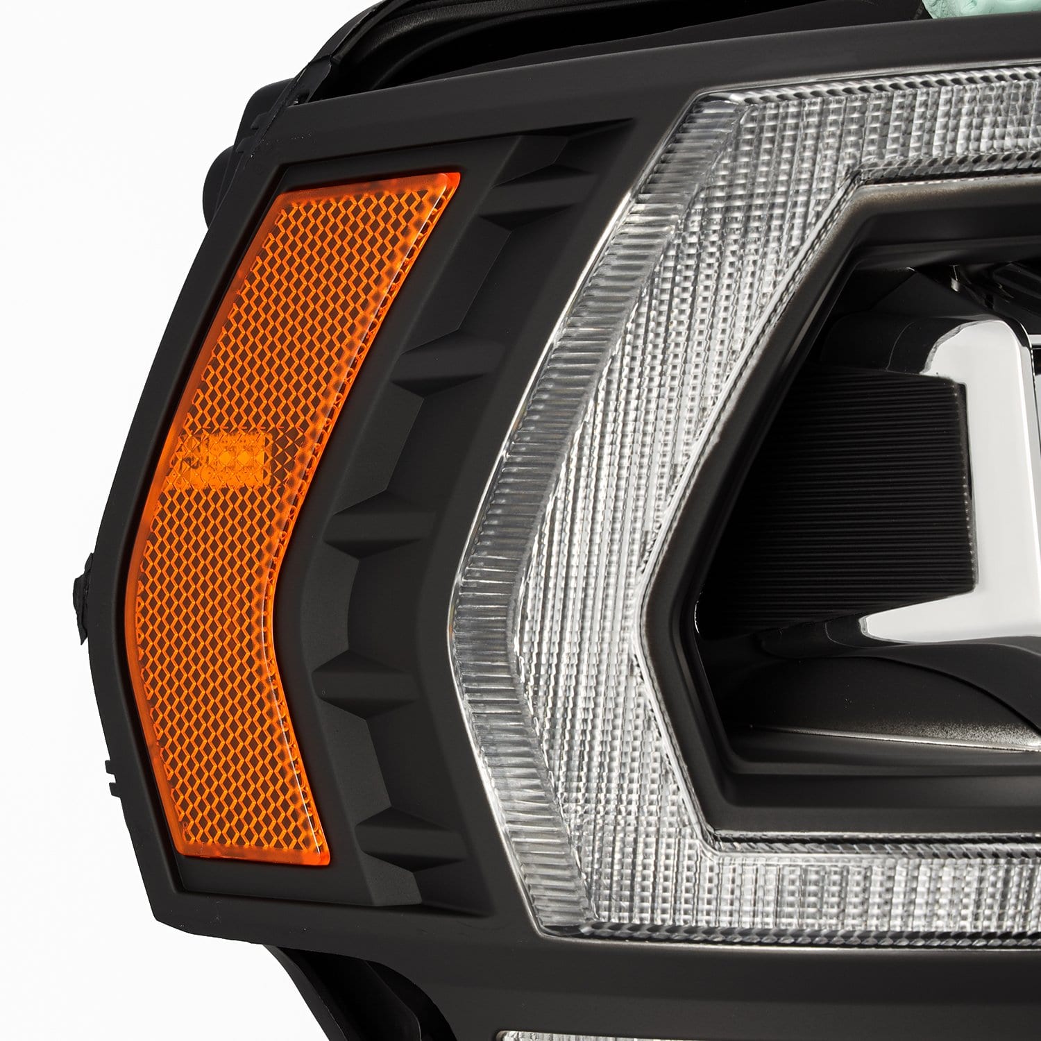 19-24 Ram 2500/3500/4500/5500 LUXX-Series LED Projector Headlights Black | AlphaRex