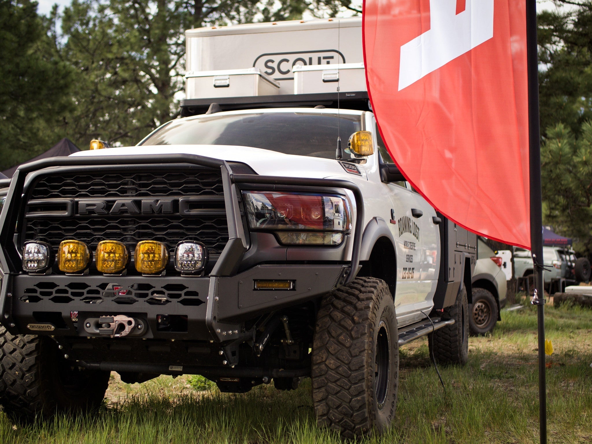 19-24 Ram 2500/3500/4500/5500 LUXX-Series LED Projector Headlights Black | AlphaRex