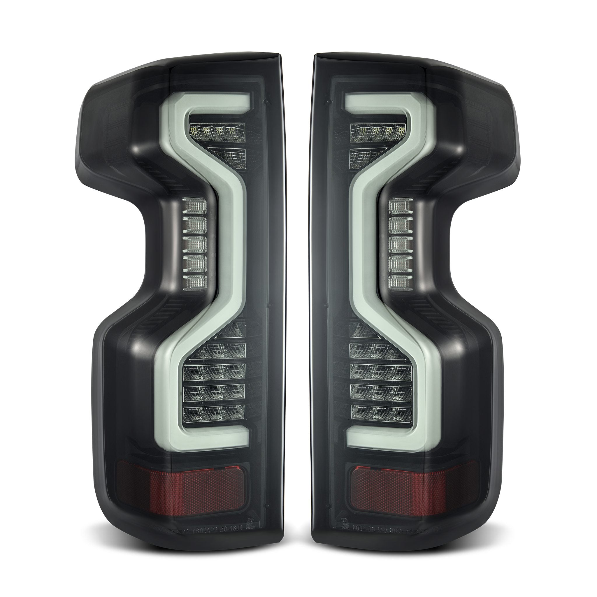 19-25 Chevrolet Silverado 1500 / 20-25 Silverado 2500HD/3500HD PRO-Series LED Tail Lights Jet Black | AlphaRex