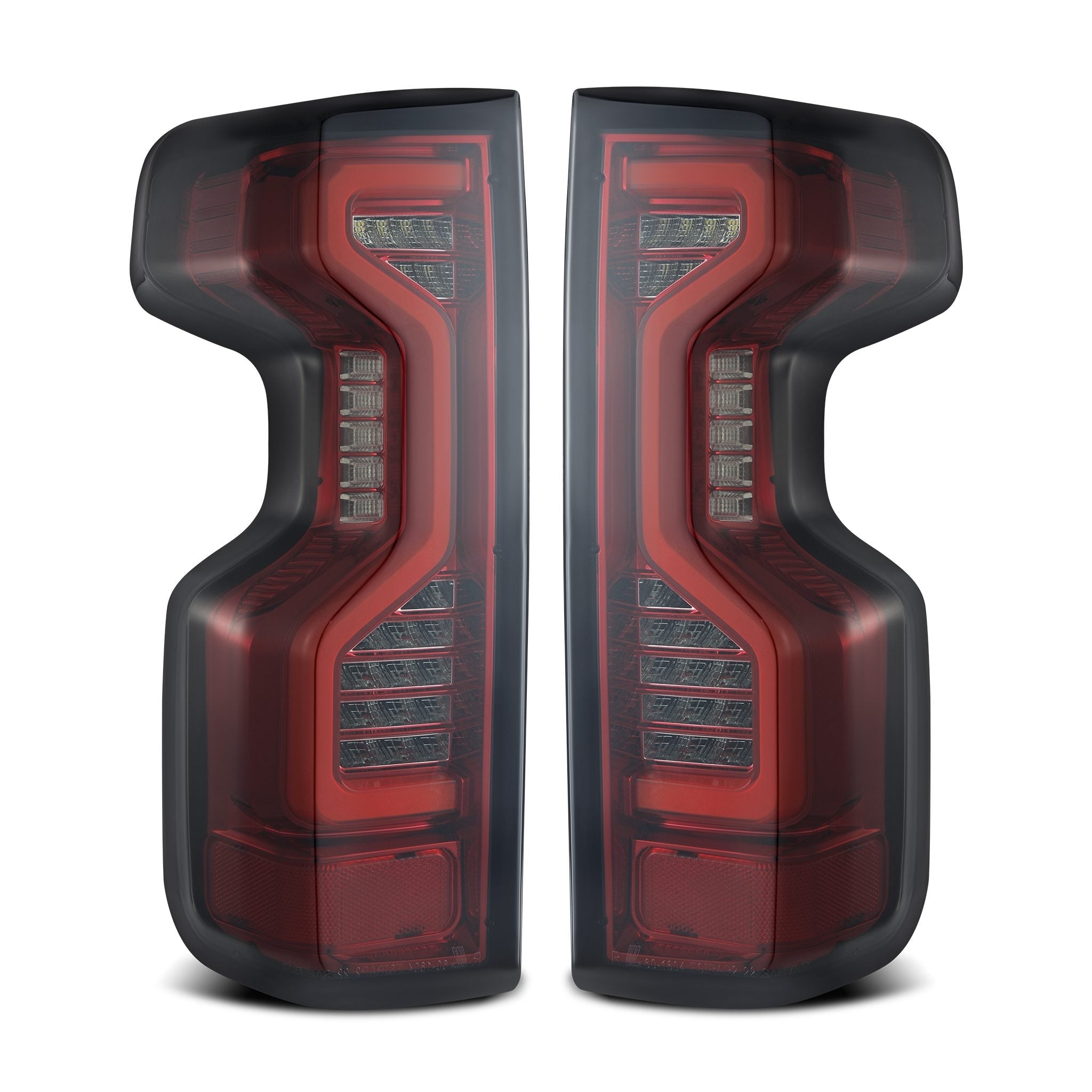 19-25 Chevrolet Silverado 1500 / 20-25 Silverado 2500HD/3500HD PRO-Series LED Tail Lights Red Smoke | AlphaRex