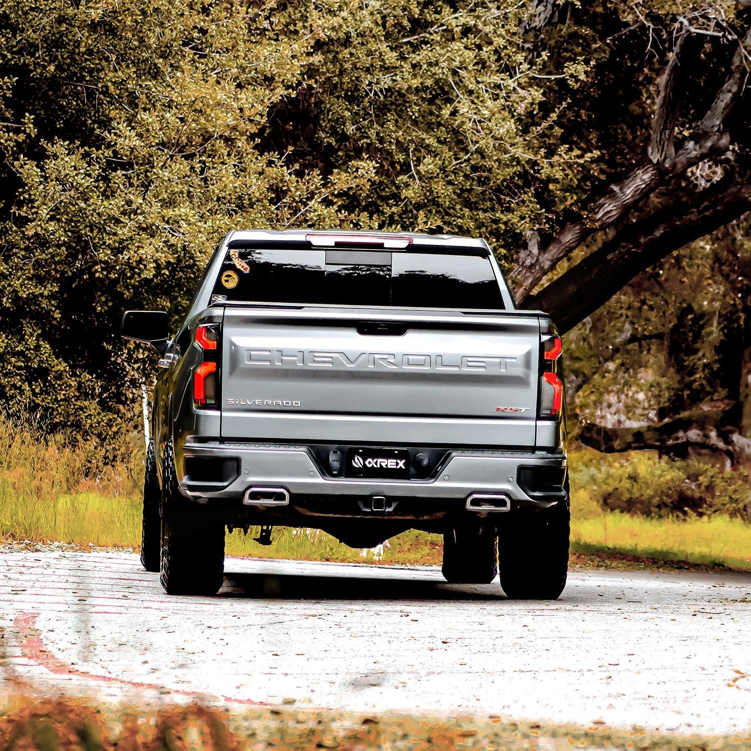 19-25 Chevrolet Silverado 1500 / 20-25 Silverado 2500HD/3500HD LUXX-Series LED Tail Lights Alpha-Black | AlphaRex